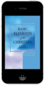 Free Christian book - Basic Elements of the Christian Life, Volume One